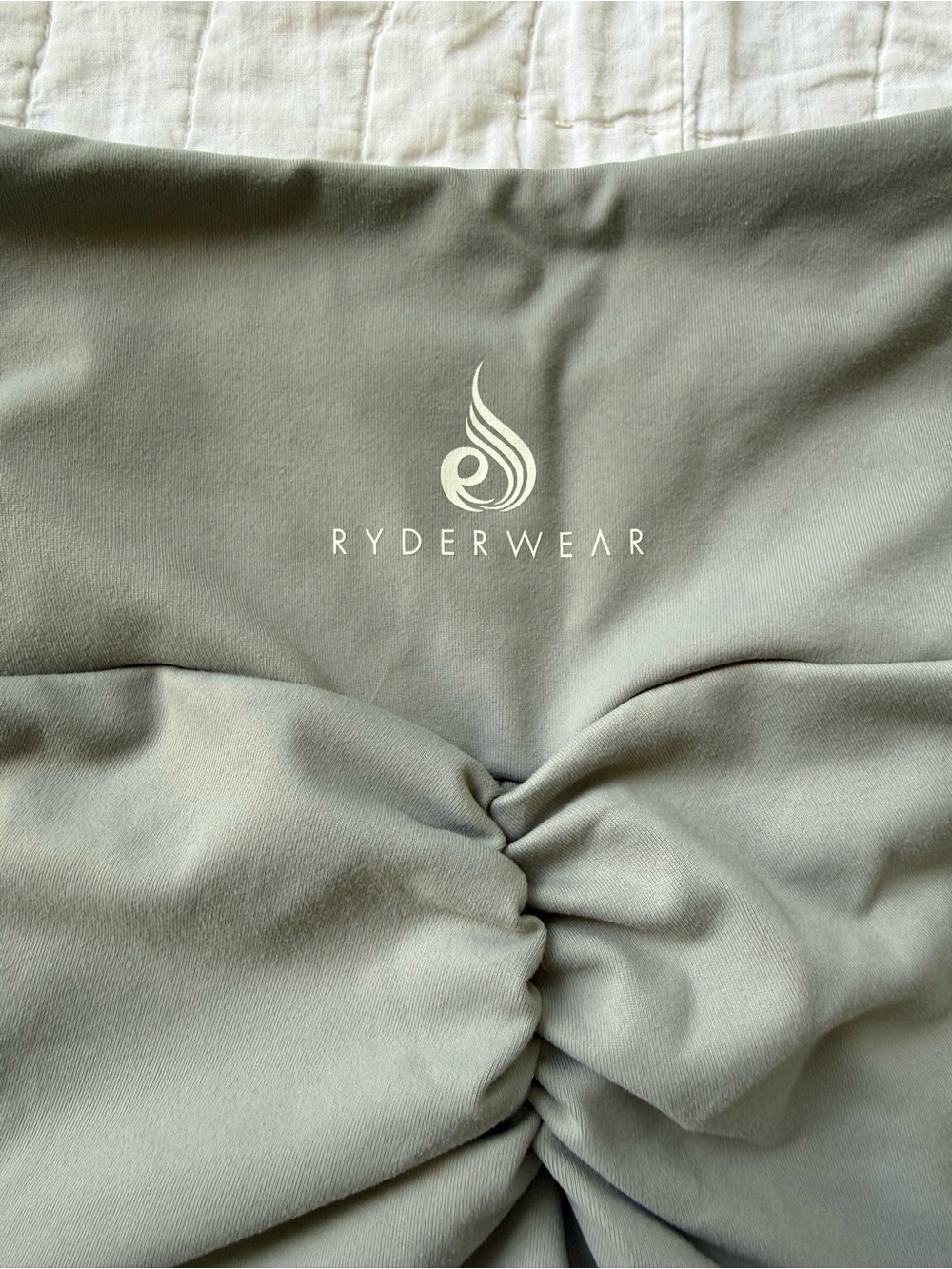Ryderwear Gray Scrunch Booty Active Shorts - Picture 3 of 5